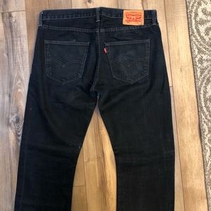 Mens LEVIS 501 W33 L32 dark wash